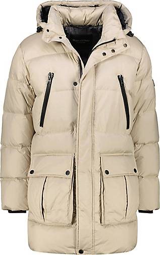 Marc O'Polo Herren Daunenjacke mit Kapuze