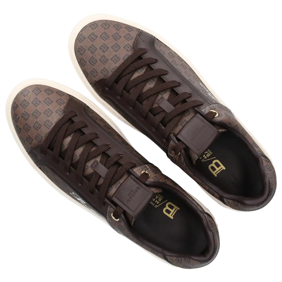 Balmain - Sneaker low B-COURT Kunststoff - braun