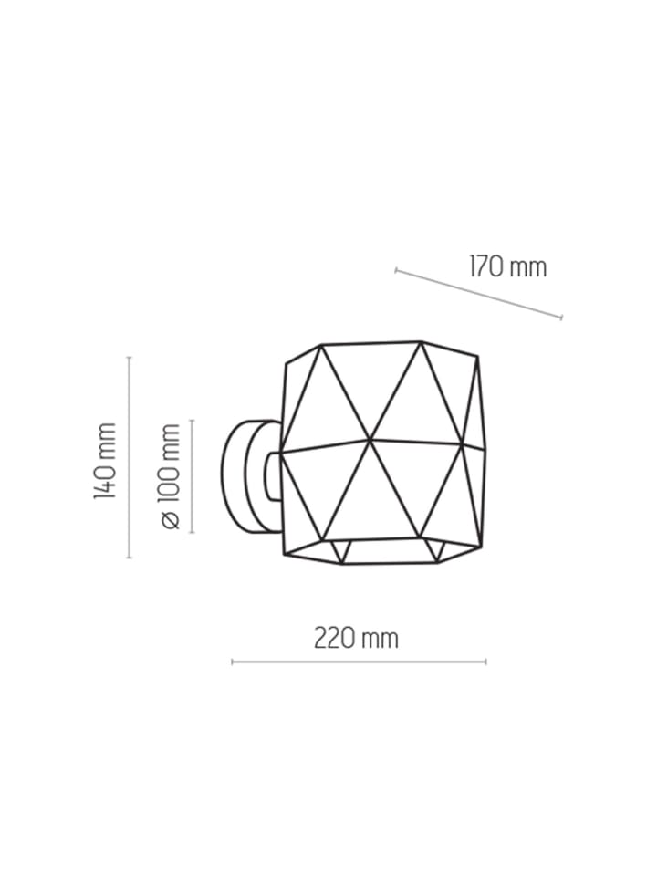 Licht-Erlebnisse Wandlampe in Weiß Silber günstig kaufen onesize