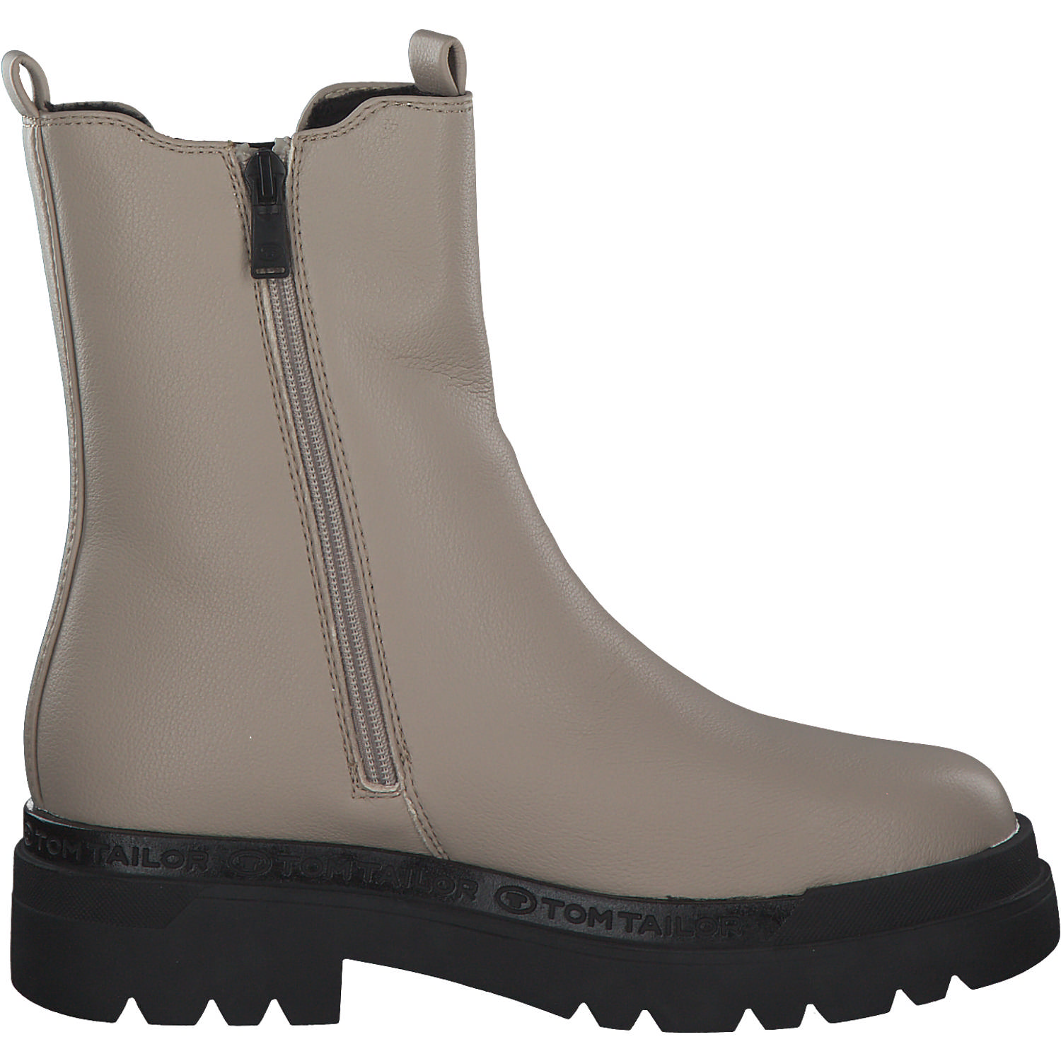 Tom Tailor 4294004, Chelsea Boots, Damen, Beige (taupe)