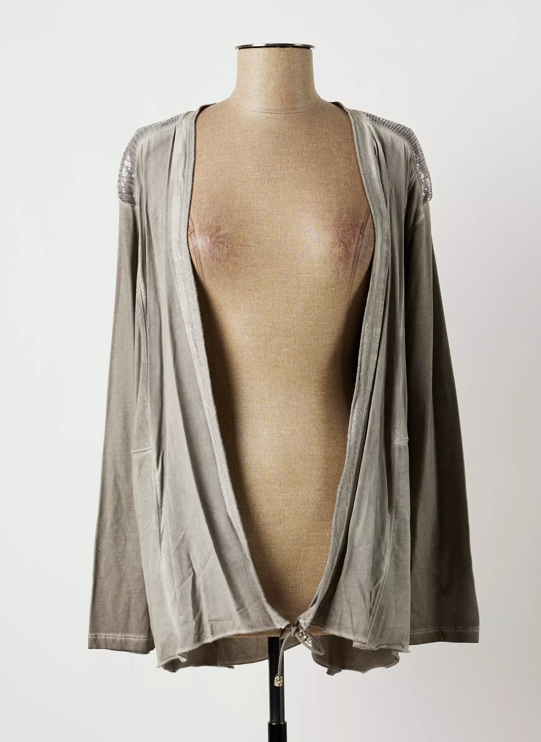 Capuccino Vestecasual Femme couleur gris