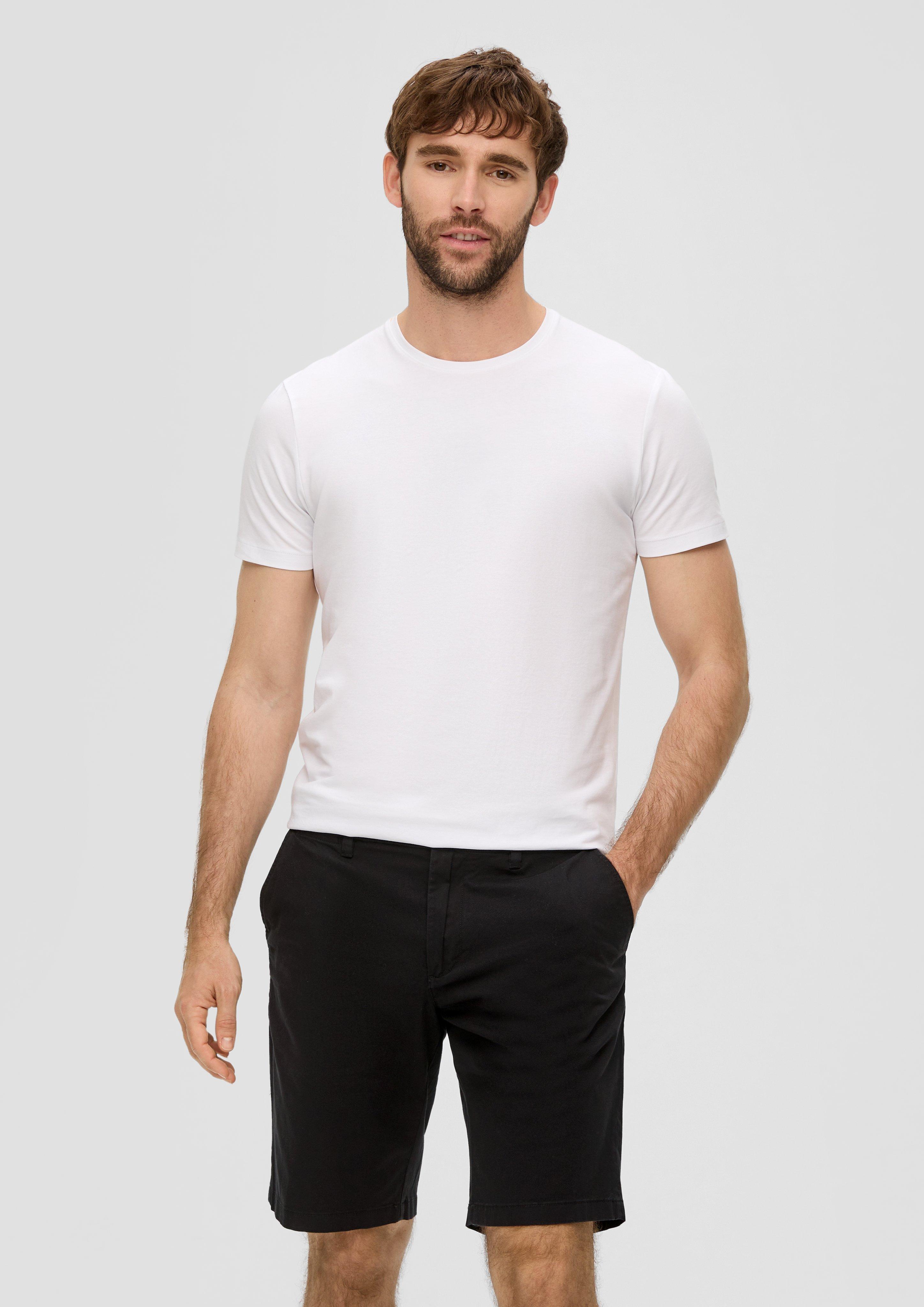 Slim Fit: Bermuda aus Baumwollstretch  2143799-9999