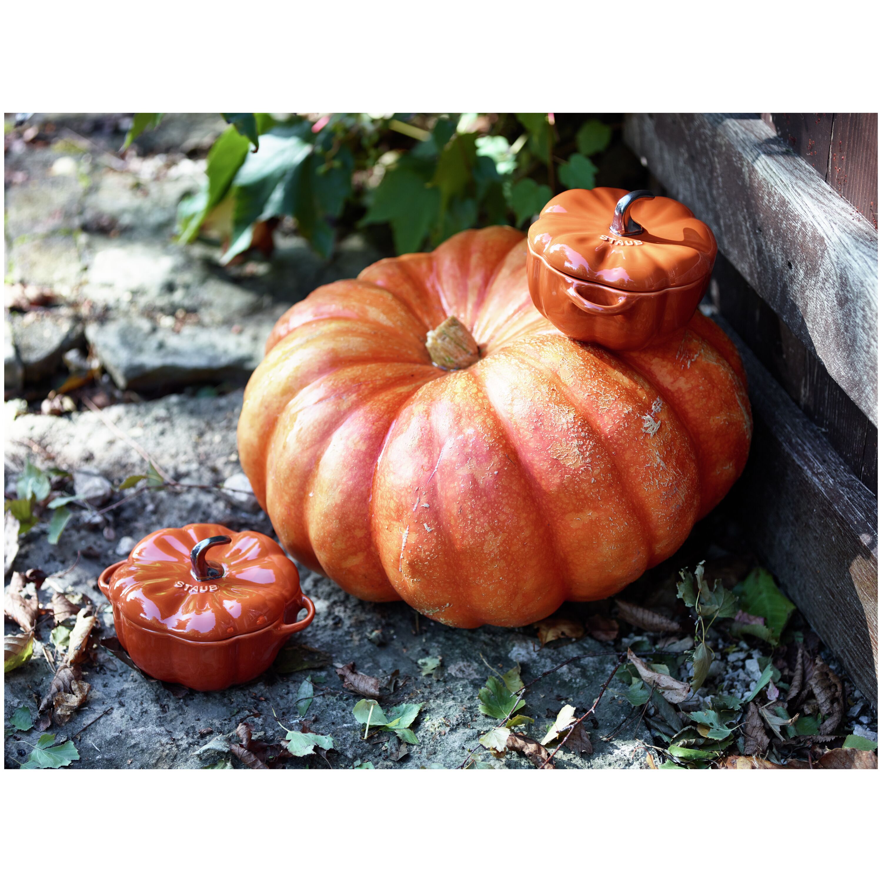 Cocotte 12 cm, Kürbis, Zimt, Keramik