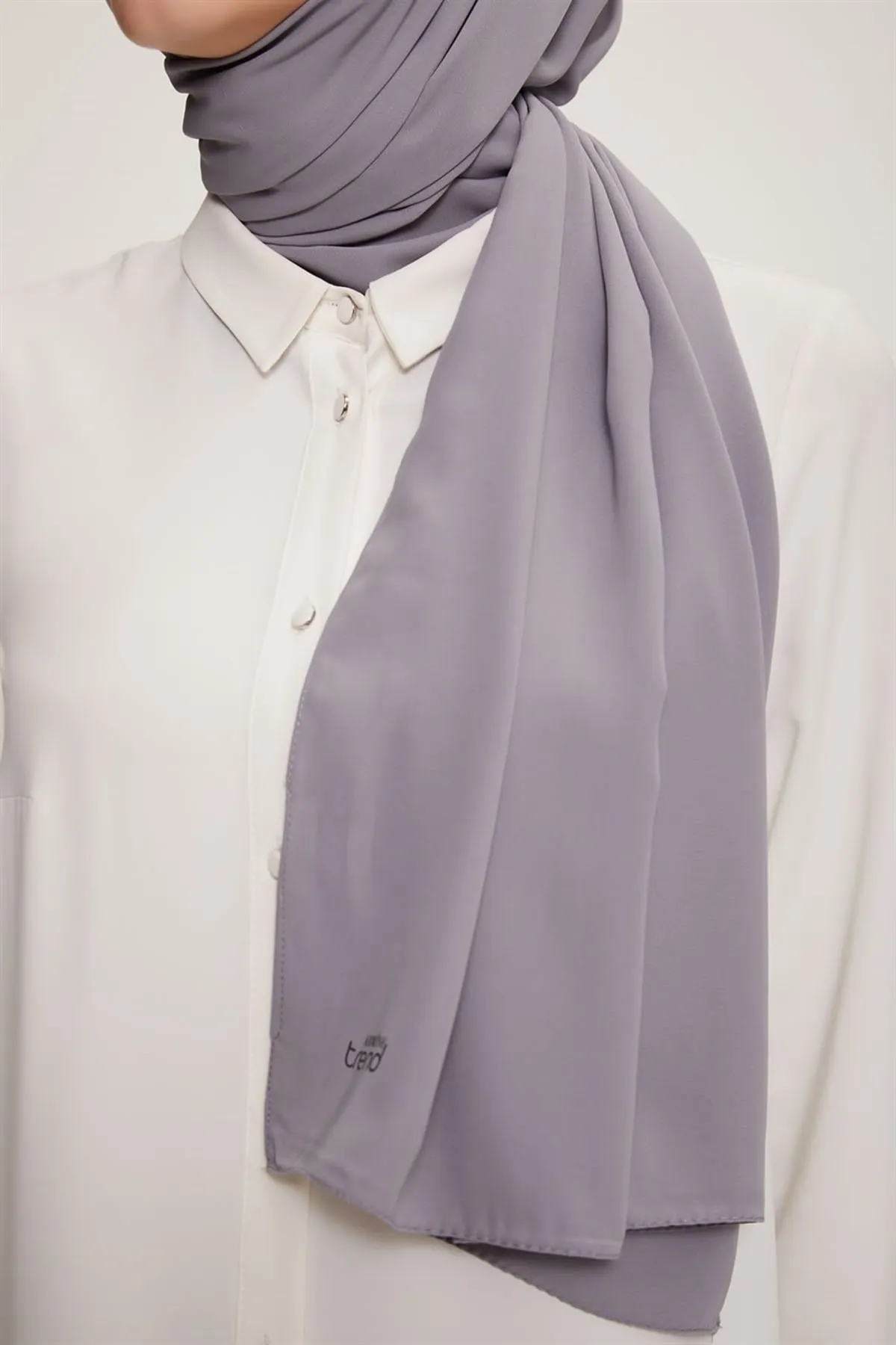 Armine  Trend Medina Seidenschal - Atsmıs-9902 Mittelgrau