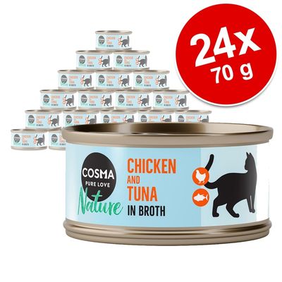 Sparpaket Cosma Nature 24 x 70 g