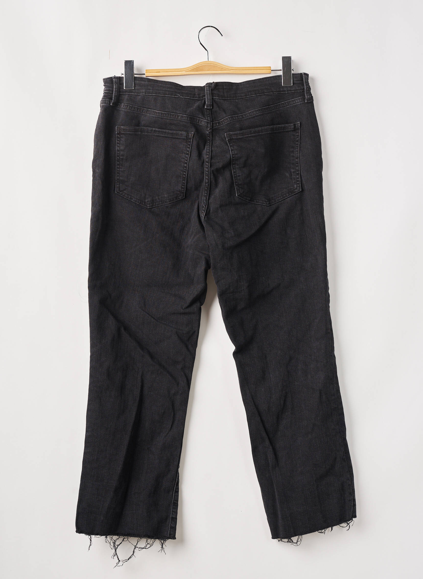 Zara Jeans Coupe Droite Femme couleur noir