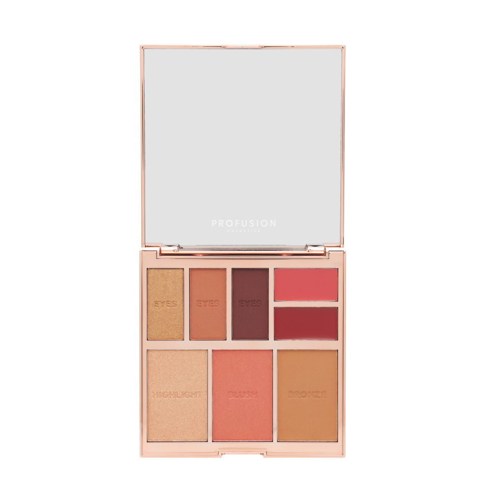 Profusion Cosmetics Palette Full Face Palette visage pour maquiller yeux, teint et lèvres