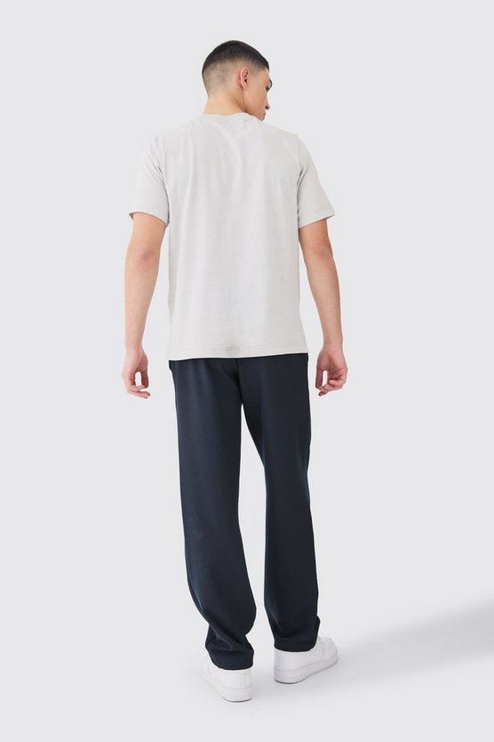 Gerade Hose mit Kordelzug