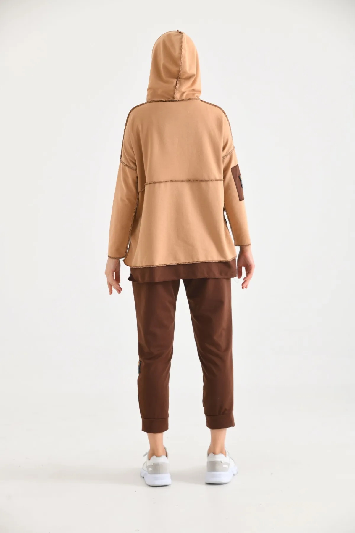 VOLT CLOTHİNG  Trainingsanzug - Braun - Regular Fit