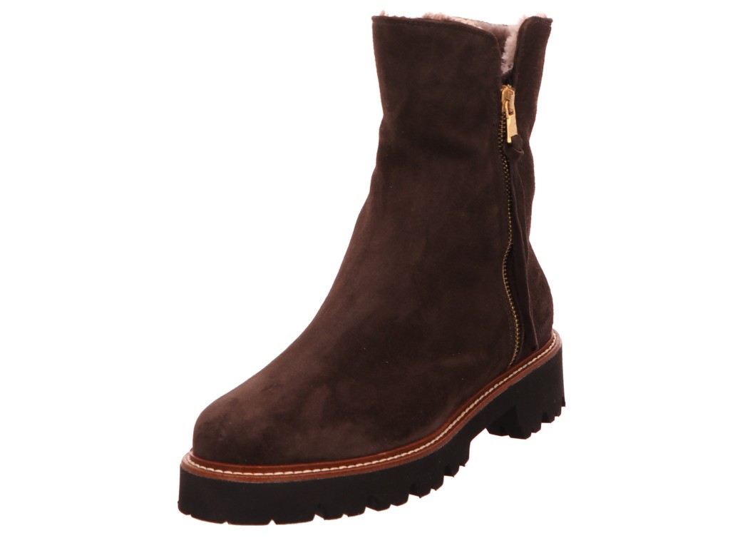 GABRIELE Schnür-Stiefeletten braun