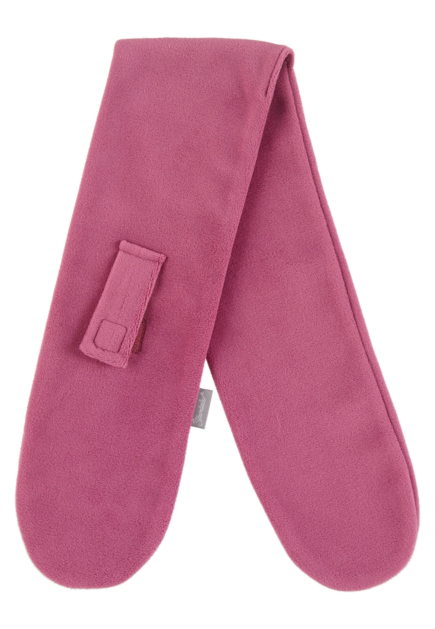 Schal aus Microfleece mit Riegel (Klettverschluss)