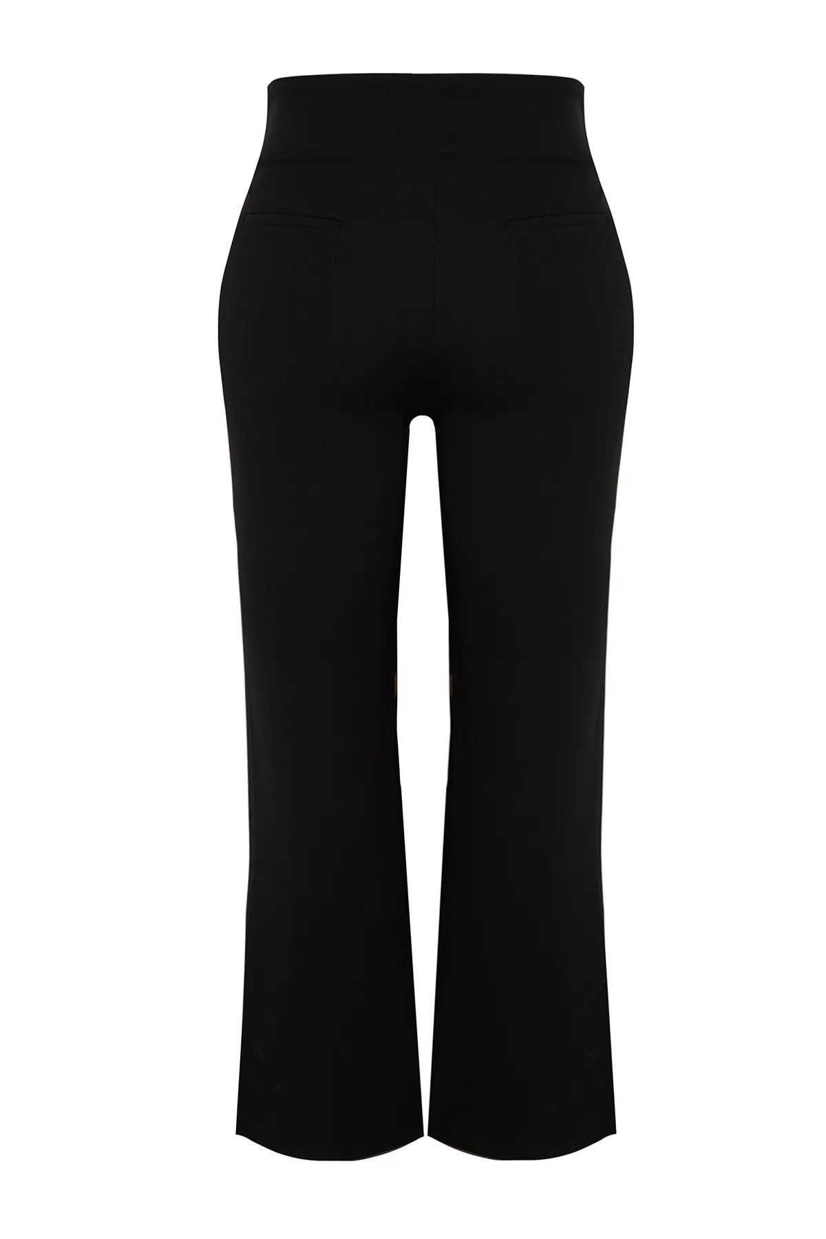 Trendyol Curve  Schwarze Schlaghose mit hoher Taille - TBBSS24AR00030
