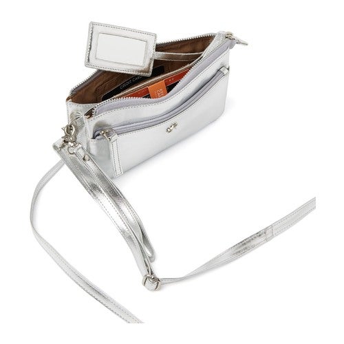 dR Amsterdam Clutch Metallics Silver