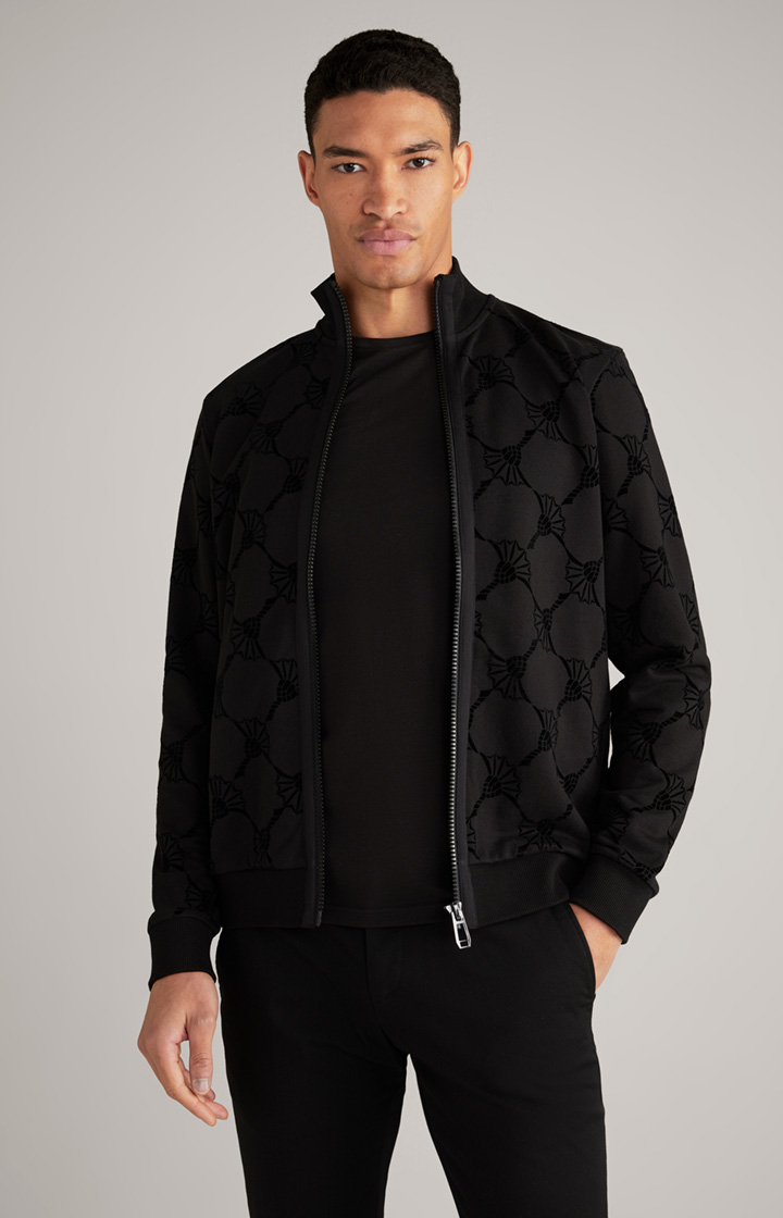 Cornflower-Sweatjacke Tamilo in Schwarz