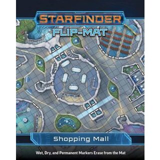 Starfinder Flip-Mat: Shopping Mall