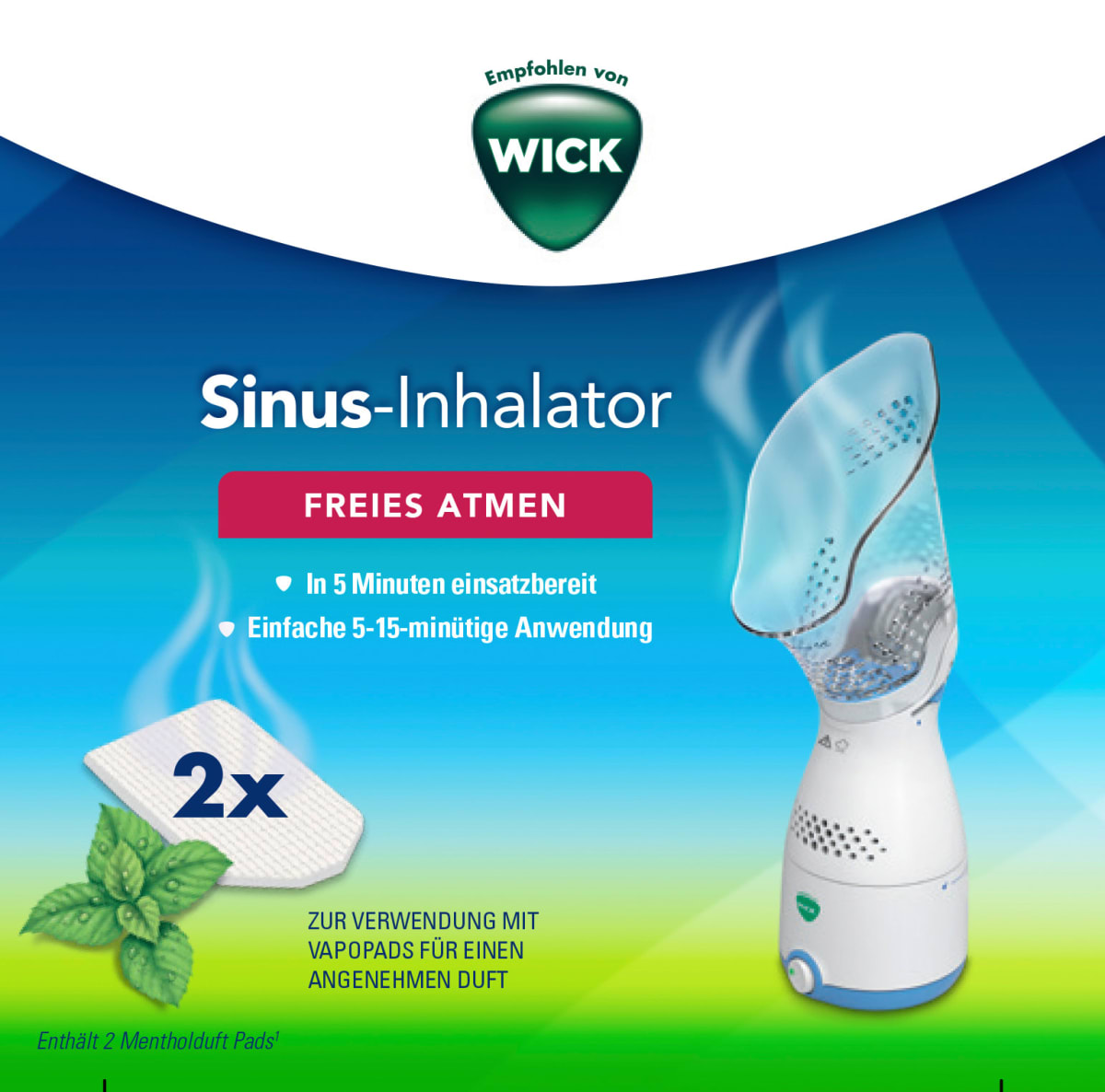 Sinus Inhalator WH200E4, 1 St