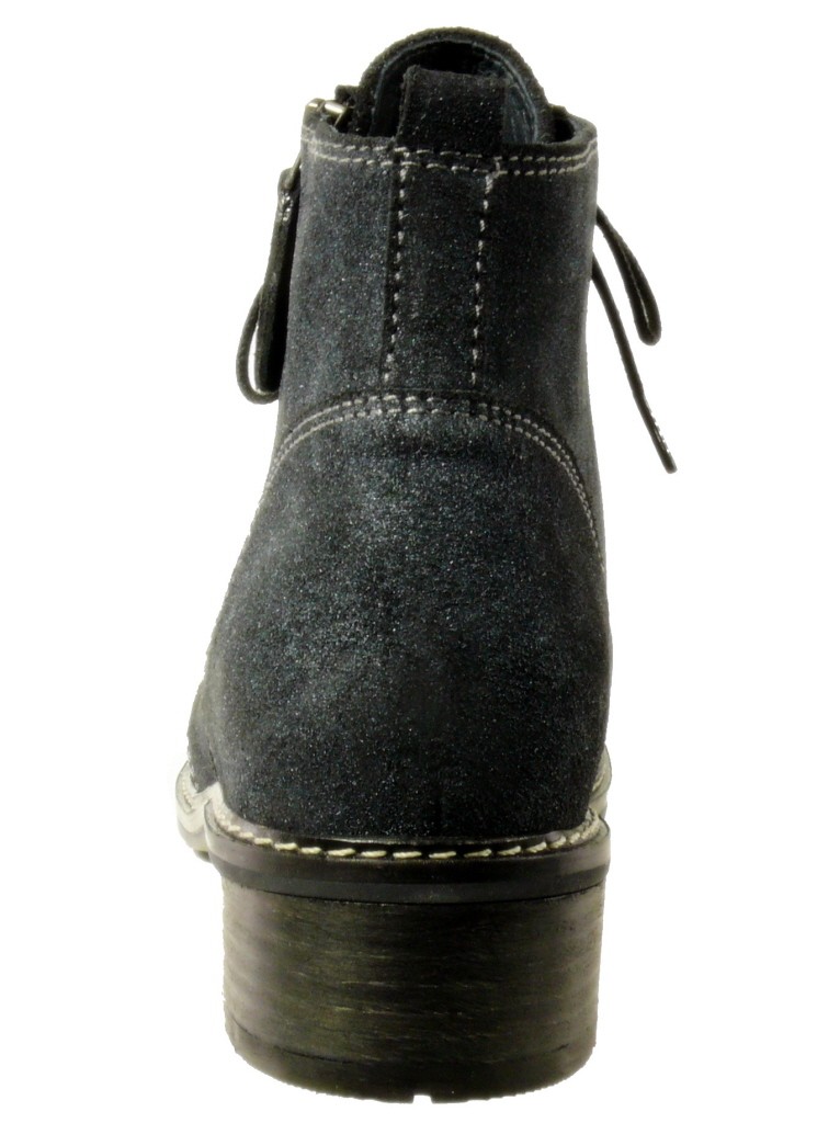 WOLKY Schnür-Stiefeletten grau