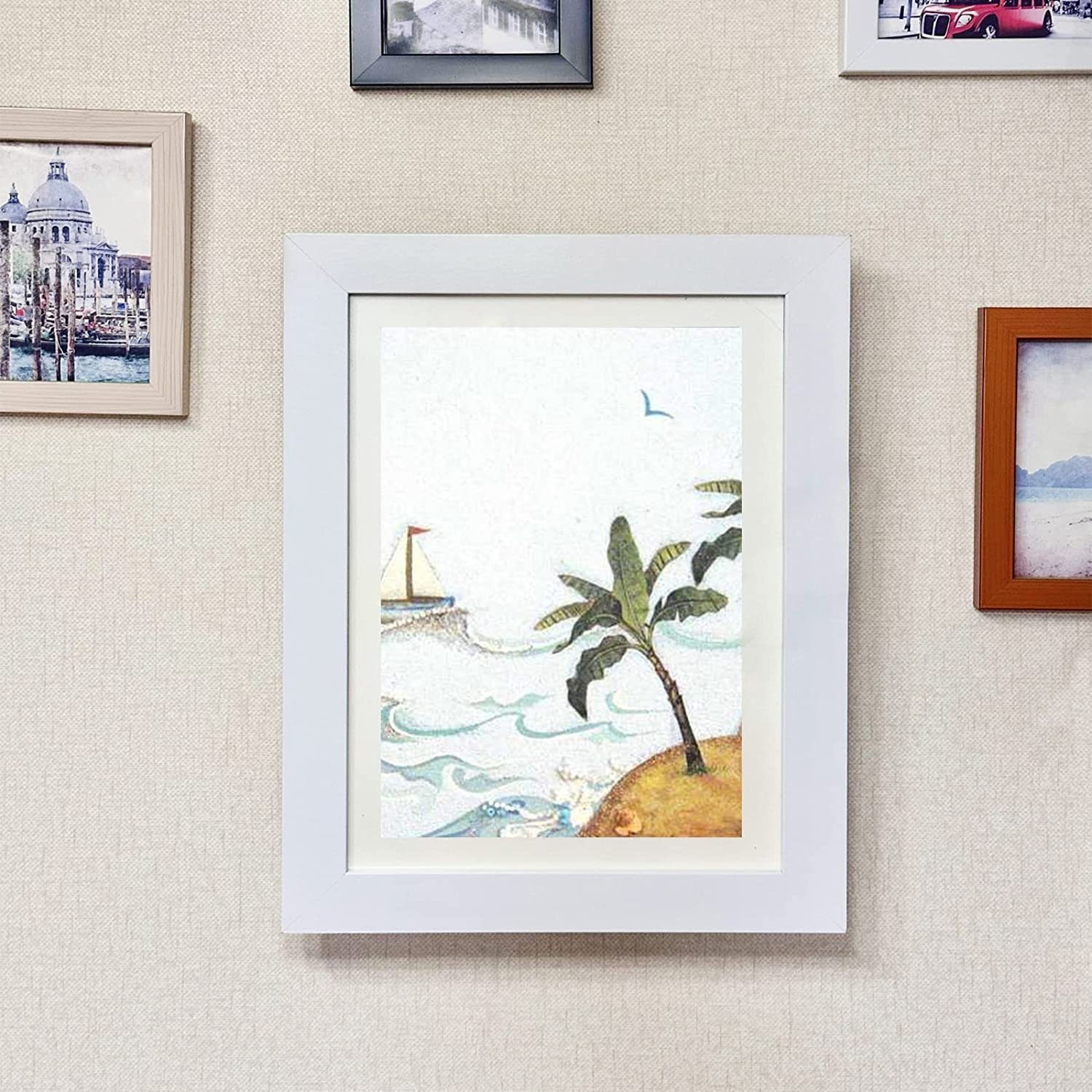 Blusmart Bilderrahmen Kinder Kunst Bilderrahmen Kunstrahmen A4 Frontöffnung, (Kinderzeichnungen Kunstfotorahmen), Wechselrahmen für Kinderbilder, Für Kinder zum Basteln, Aufhängen und Aufbewahren von Kunstwerken