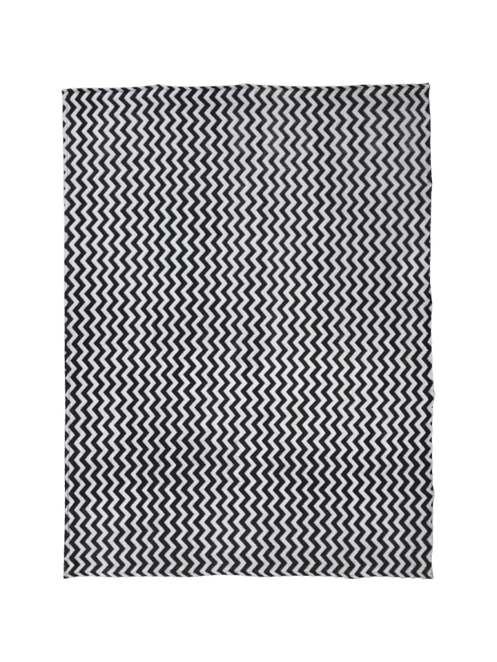 Erwin Müller Fleece Wohndecke 2er-Pack Prato in grau/silber günstig kaufen 150 x 200 cm