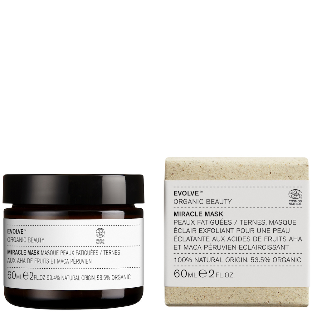 evolve organic beauty MIRACLE MASK Masque éclair exfoliant