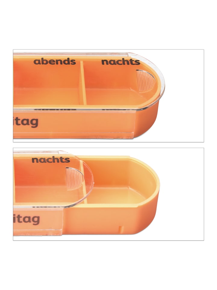 relaxdays Pillendose in Weiß Bunt günstig kaufen onesize