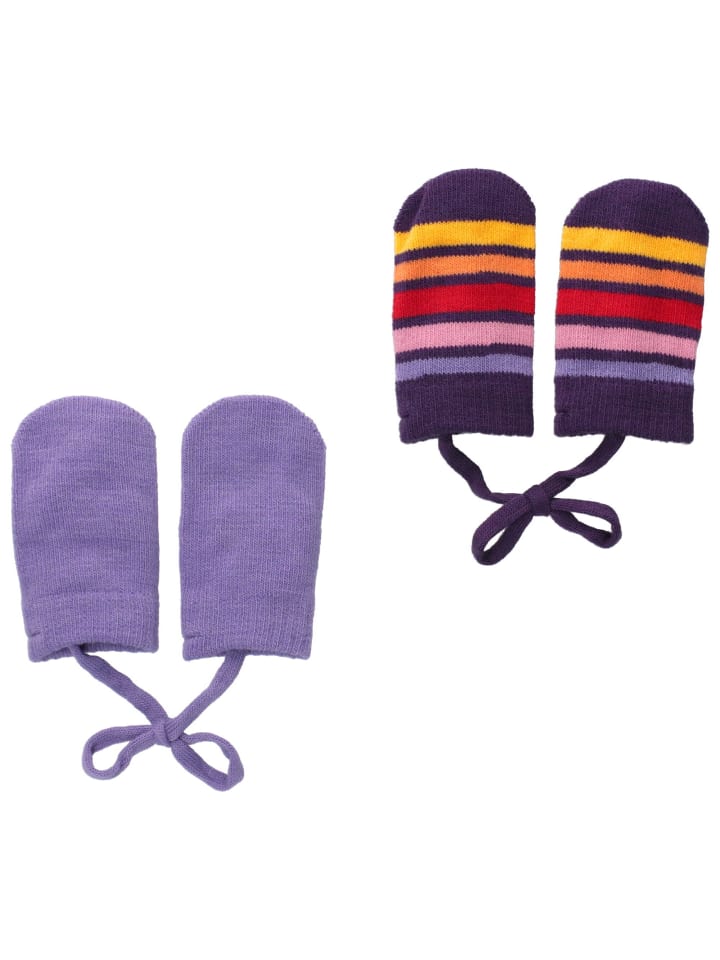 Villervalla Handschuhe Herbst, Winter in lila günstig kaufen onesize
