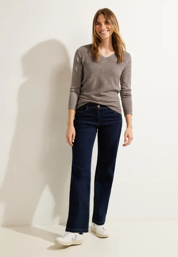 CECIL Struktur Streifen Pullover