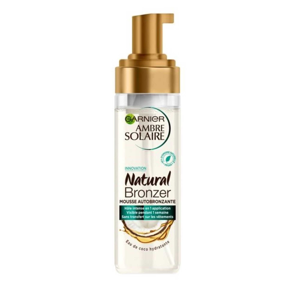 garnier Ambre Solaire Mousse autobronzante transparente effethâle naturel