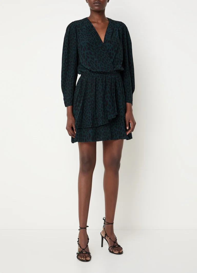 Rochie scurtă cu imprimeu leopard Zadig&Voltaire Rogers