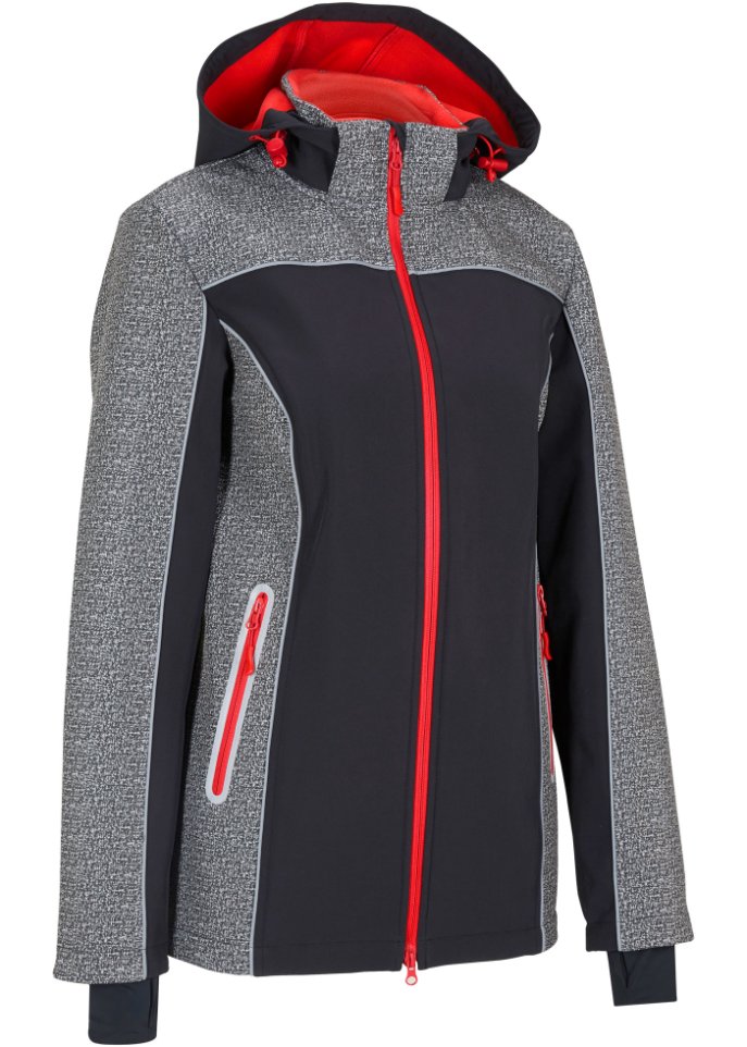 Softshelljacke mit reflektierenden Details