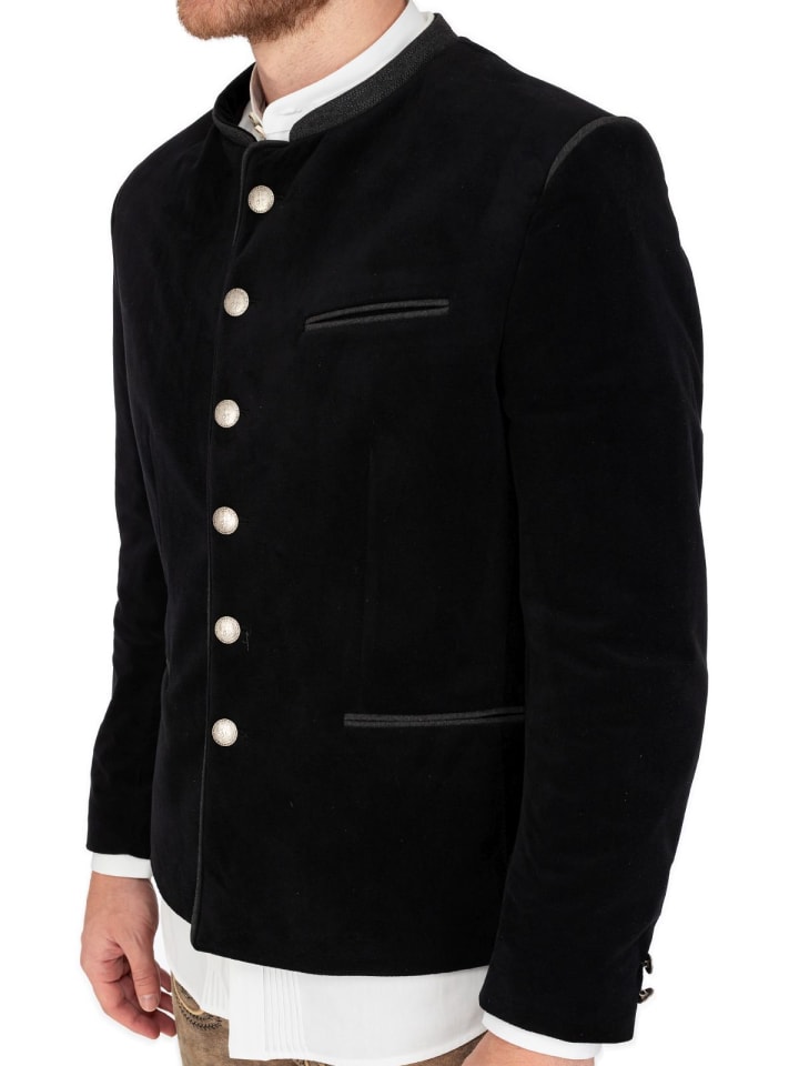 OS-Trachten Jacke 422000-4322 in schwarz günstig kaufen