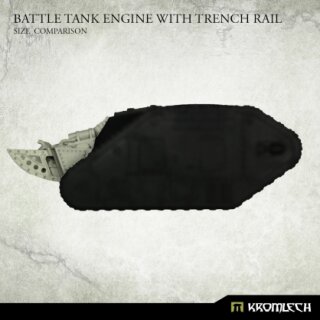 Battle Tank Engine with Trench Rail