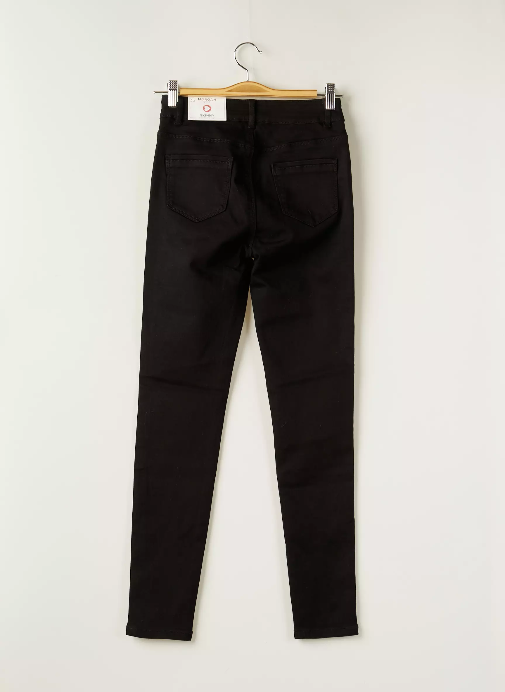 Morgan Pantalons Slim Femme couleur noir