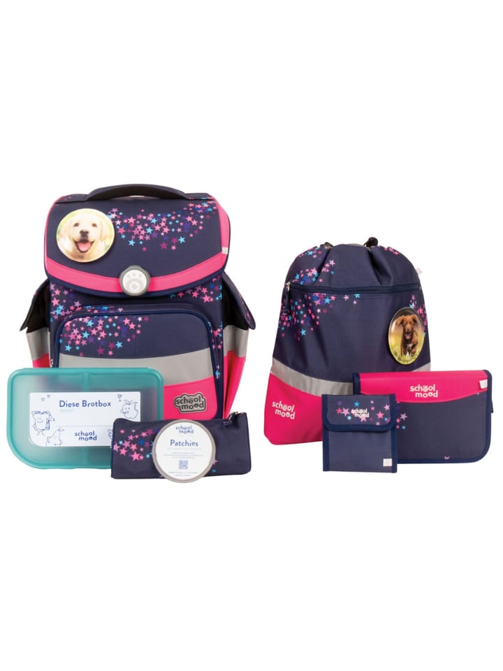 SCHOOL-MOOD Timeless Air  Schulranzen-Set 7tlg. in leni günstig kaufen onesize