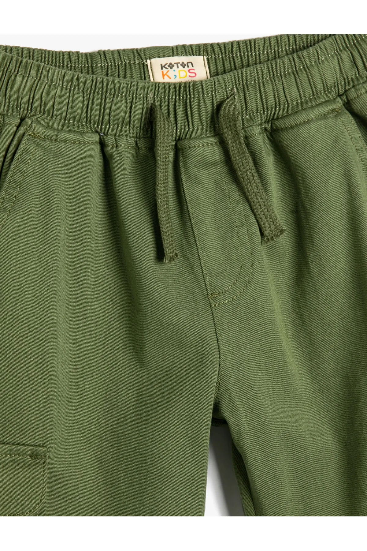Koton  Jogger-Cargohose aus Baumwolle mit Bindetasche an der Taille