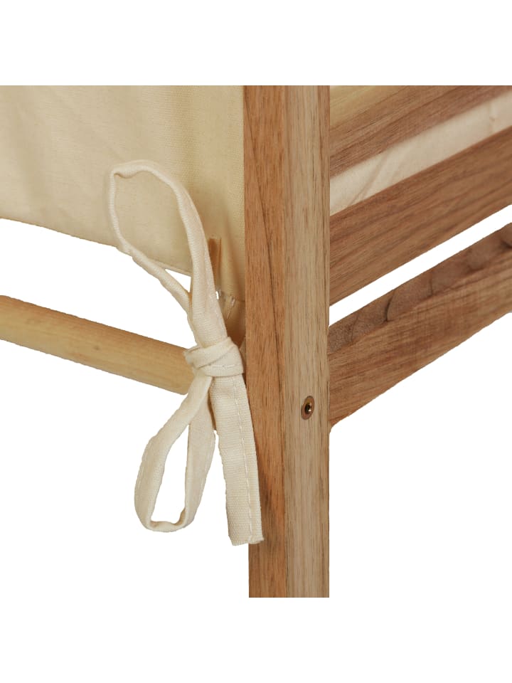 relaxdays Wäschekorb in Natur/ Beige - (B)43 x (H)63,5 x (T)43 cm günstig kaufen onesize