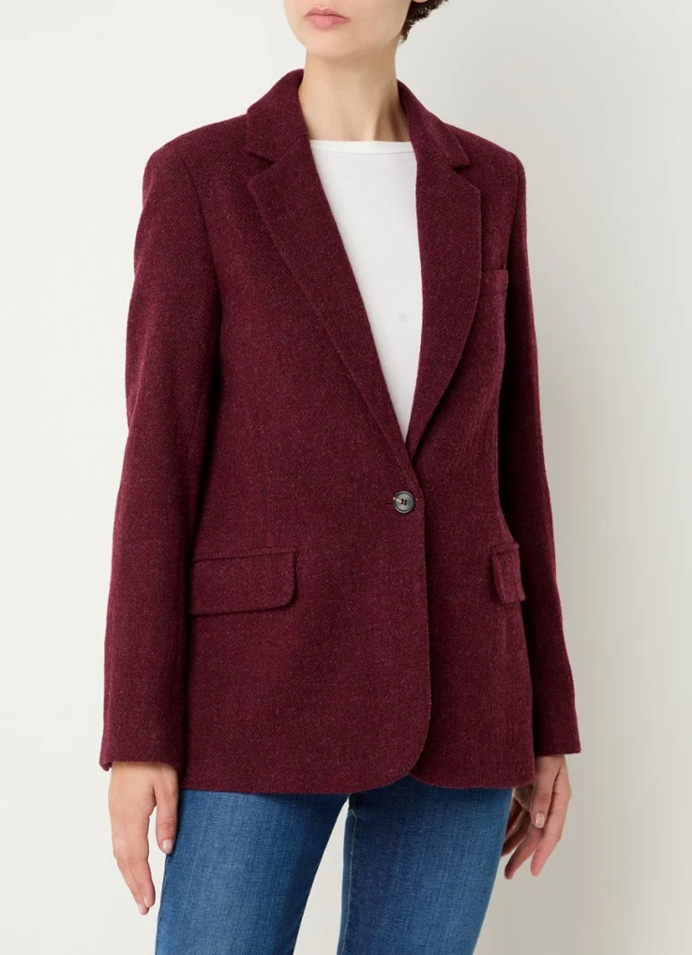 Blazer da marinaio Gerard Darel in misto lana con tasche a patta