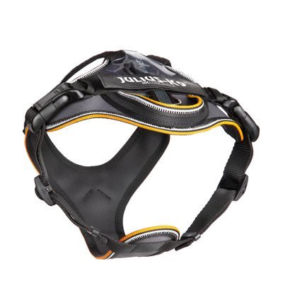 JULIUS-K9 IDC® Longwalk Geschirr - schwarz/grau