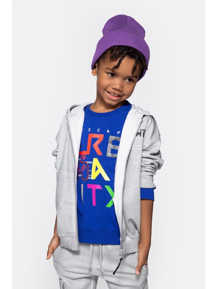 Coccodrillo T-shirt mit langen Ärmeln in blau günstig kaufen