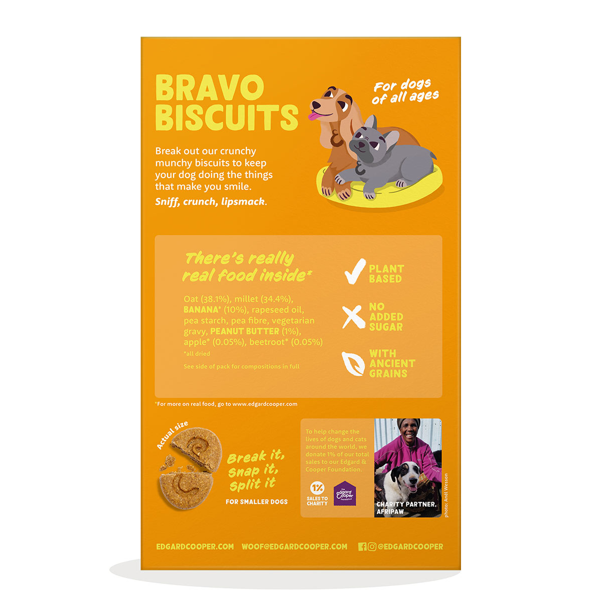 Edgard&Cooper Biscuits Banane 400g günstig kaufen bei ZooRoyal