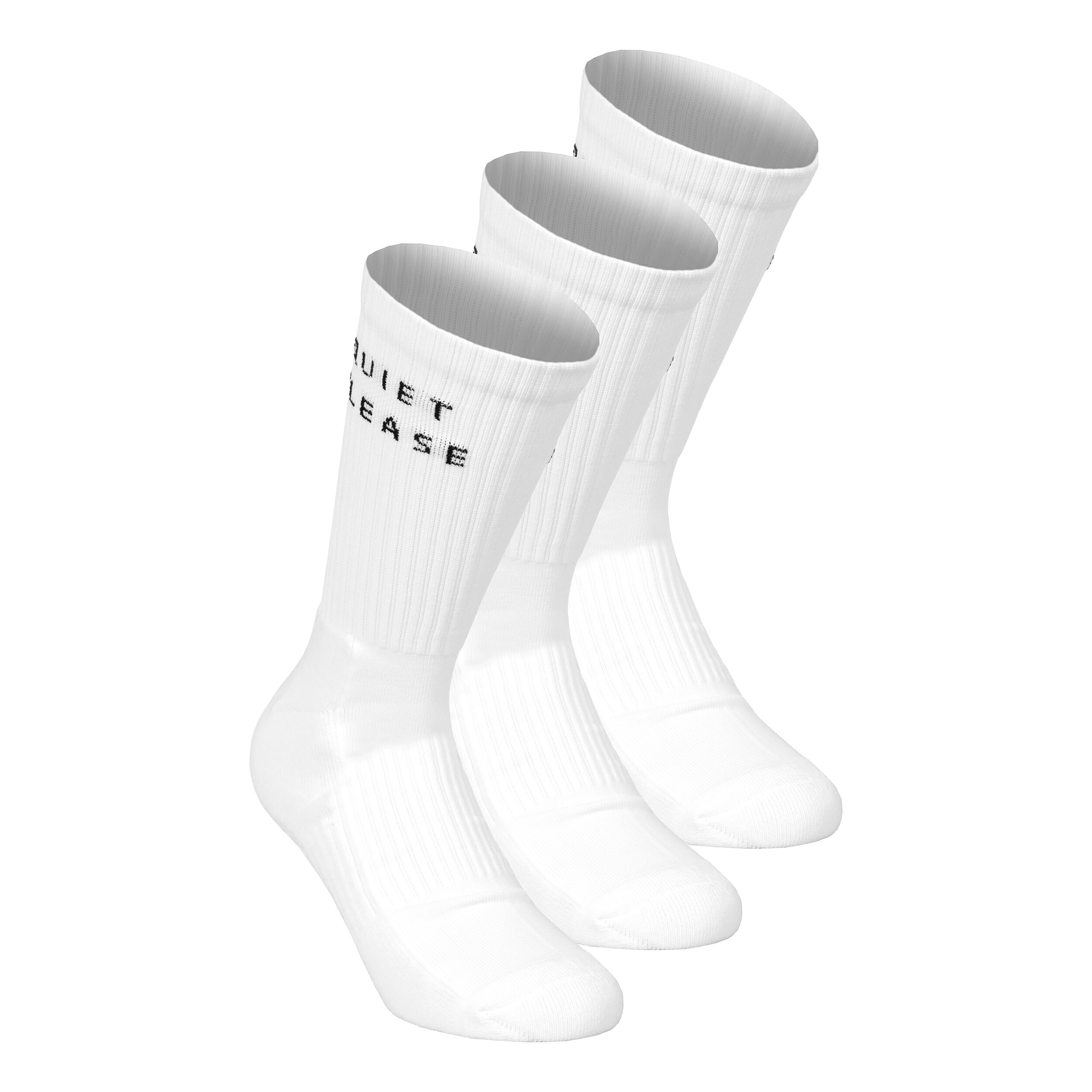 High Performance Long Tennissocken 3er Pack - Weiß