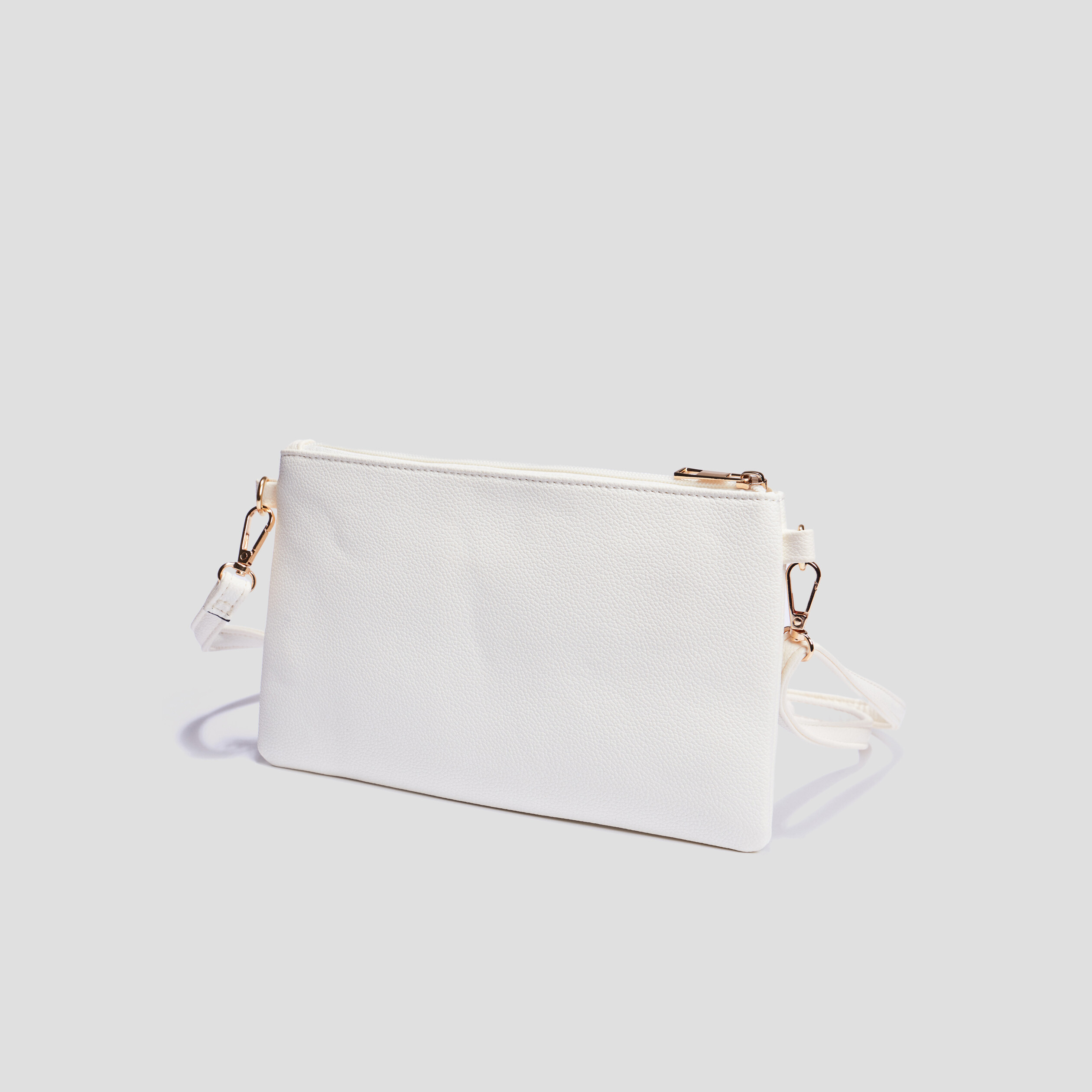 Sac pochette en bandoulière blanc femme | La Halle