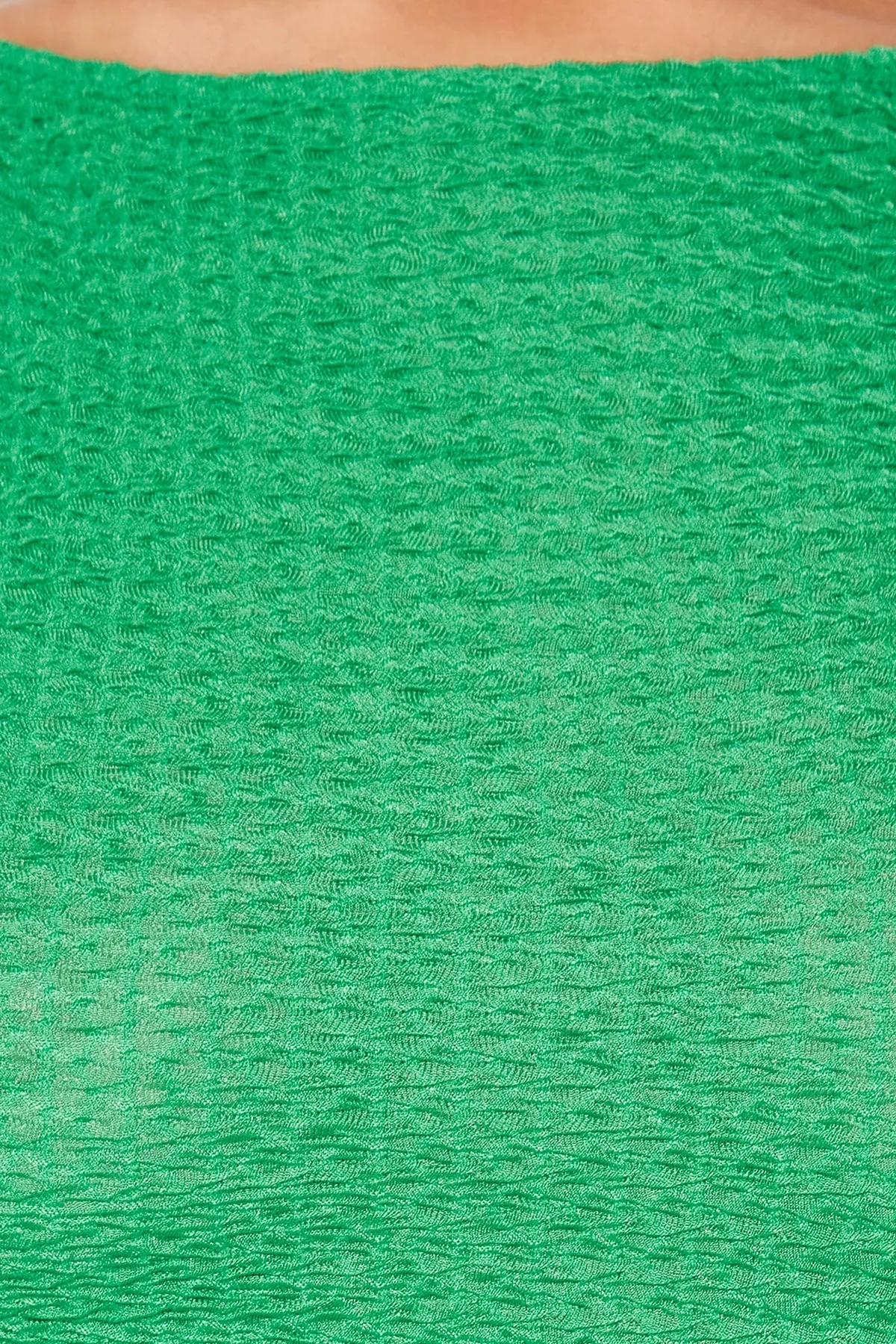 Trendyol Collection  Grünes, figurbetontes, rückenfreies Mini-Strandkleid aus Webstoff TBESS23EL00077