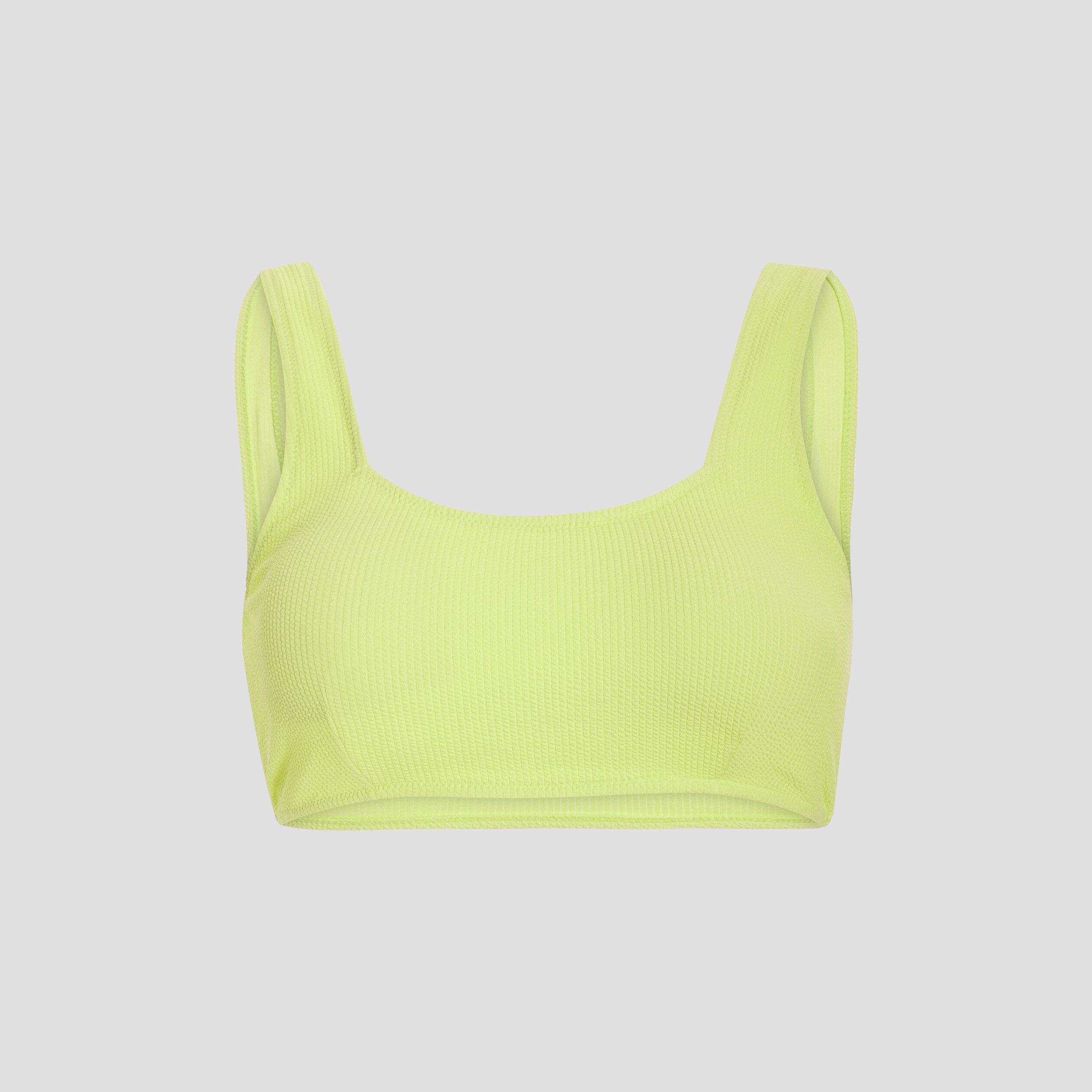 Haut de maillot de bain jaune clair femme | La Halle