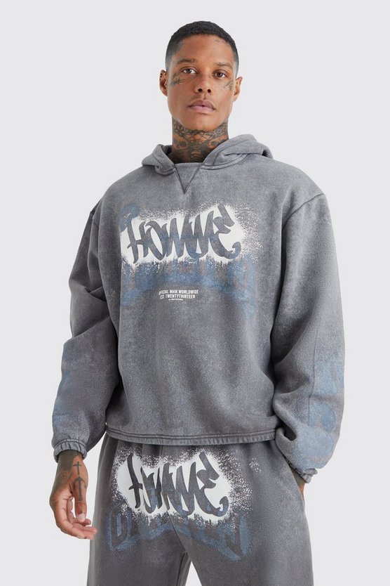 Kastiger Homme Grafitti-Trainingsanzug