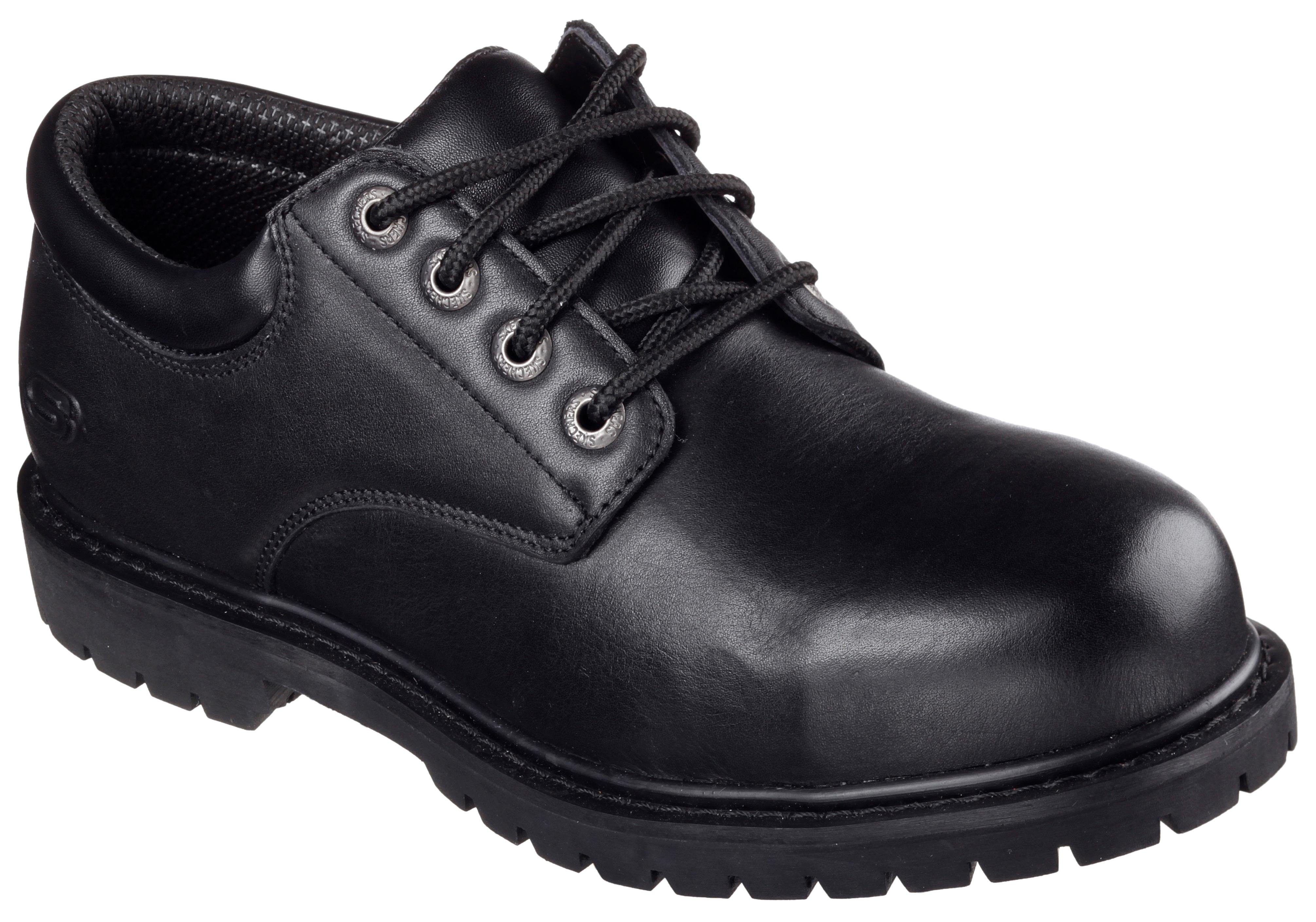 Skechers Cottonwood- Elks SR Schnürschuh Berufsschuh mit bequemer Memory Foam Funktion