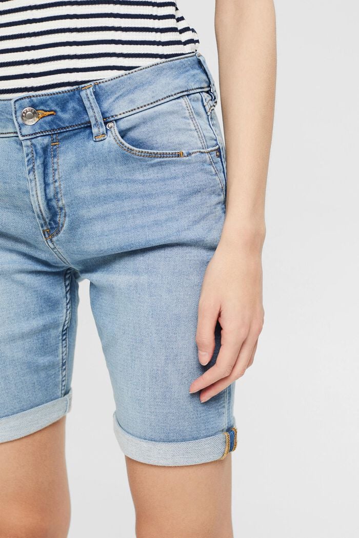 Denim-Shorts aus Bio-Baumwoll-Mix