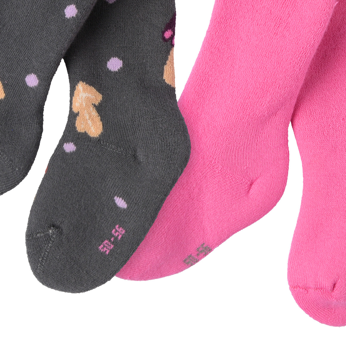 2 Newborn Frottee-Strumpfhosen im Set