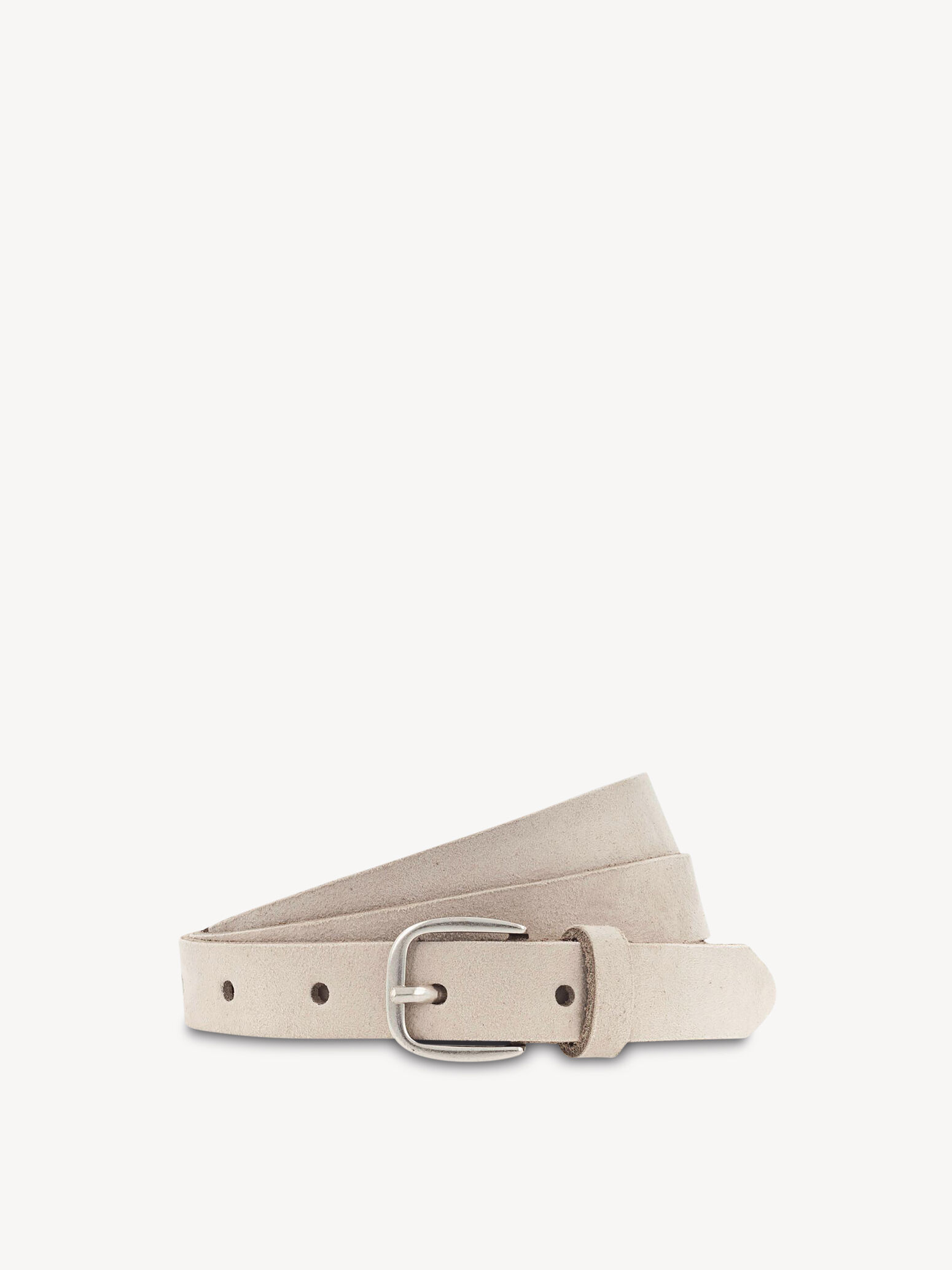 Ceinture en cuir - beige