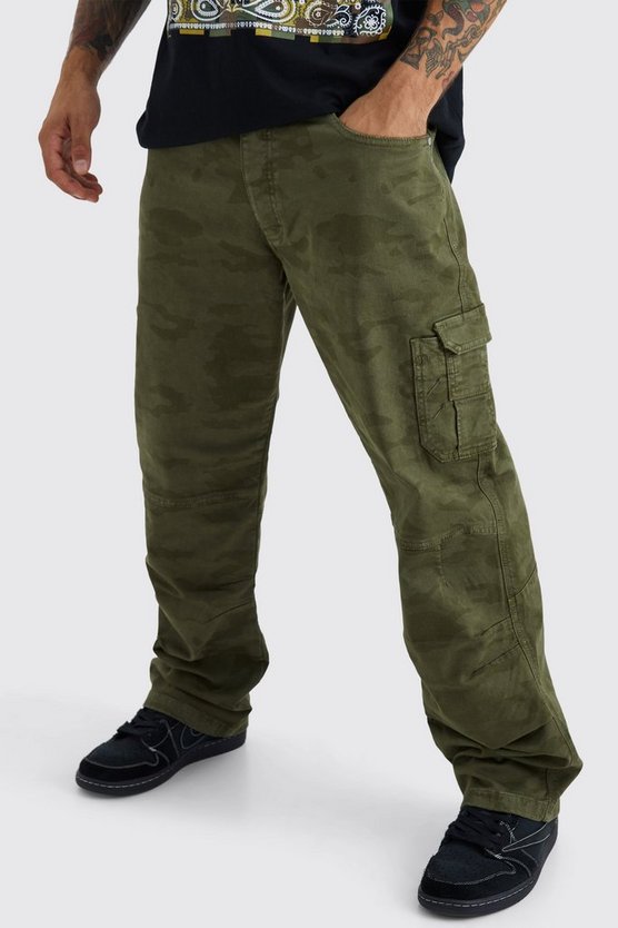 Lockere Camouflage Cargo-Hose